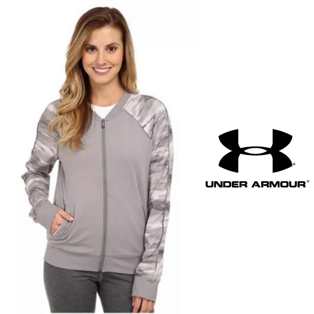 UA Perfect Bomber Jacket Steeple Gray Size L